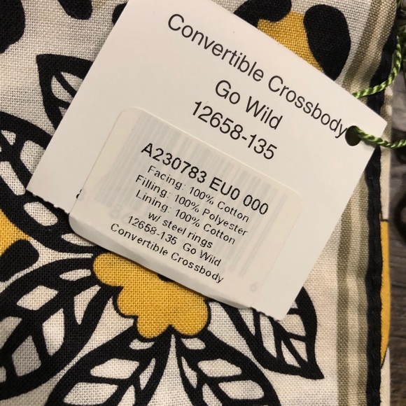 Vera Bradley Convertible Crossbody - Go Wild - Picture 4 of 4